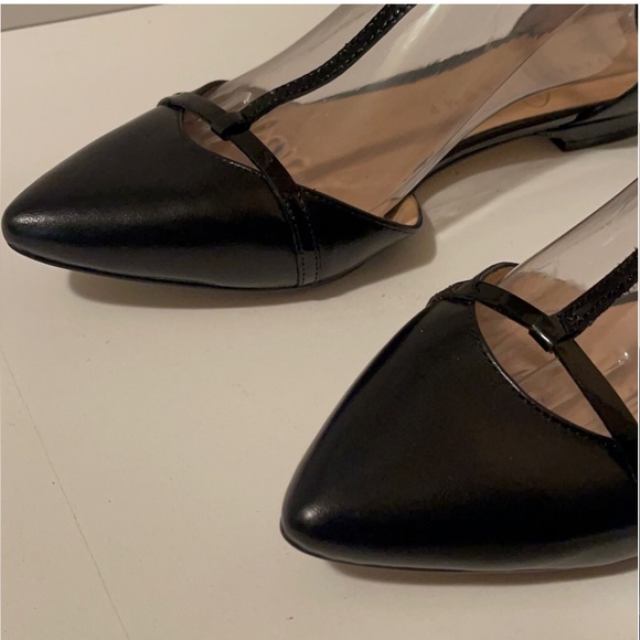 Ivanka Trump Black Pointed Toe Flats - Picture 5 of 15